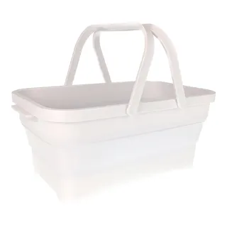 伊勢籐 折りたたみソフトバスケット