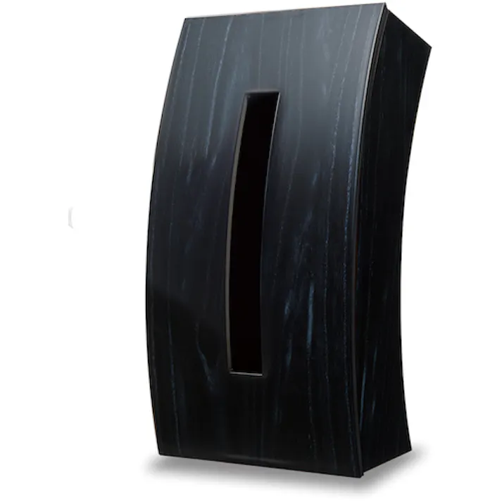 【CAINZ-DASH】伊勢藤 ティッシュケースBowウッディブラック I-592-WB【別送品】