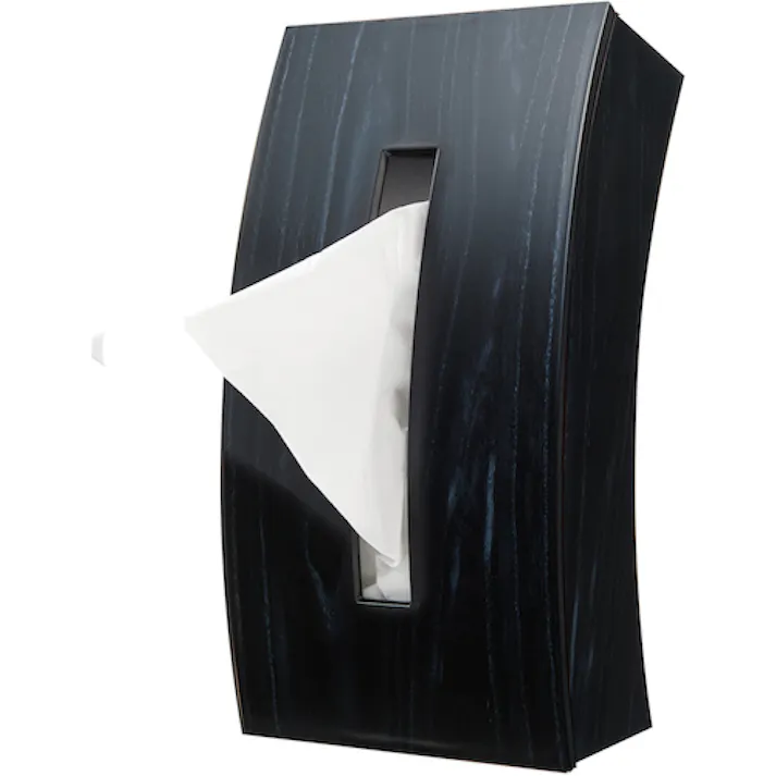 【CAINZ-DASH】伊勢藤 ティッシュケースBowウッディブラック I-592-WB【別送品】