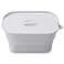 折りたためるつけ置き洗いバケツ ホワイト