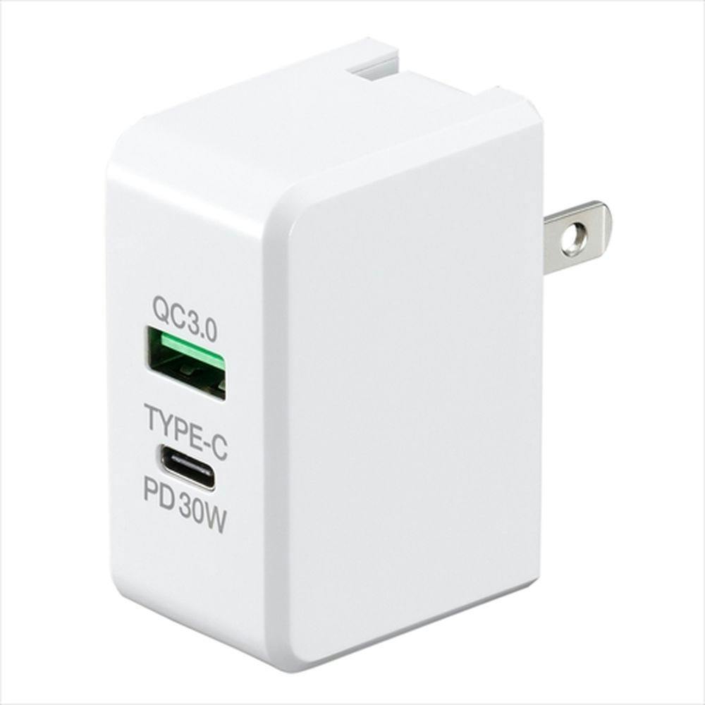 USBアダプター2ポート PD30W ホワイト VFPD30WH ケーブル・コネクタ・アダプター USBアダプター2ポート PD30W ホワイト VFPD30WH ケーブル・コネクタ・アダプター