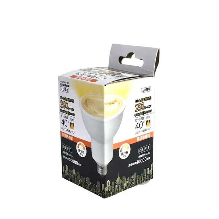 ハロゲン形LED 広角 電球色 調光対応 LDR7LWE11D2