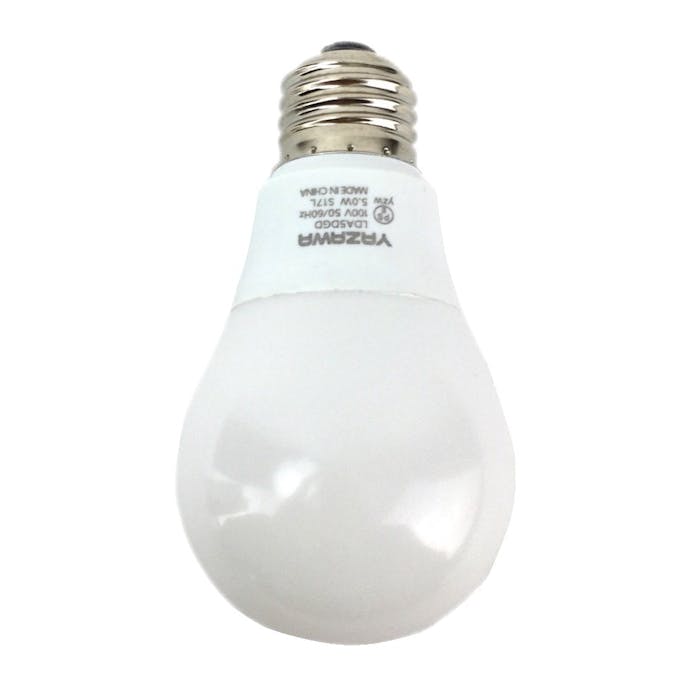 ヤザワ 一般電球形LED電球 40W相当 昼光色 調光器対応 LDA5DGD