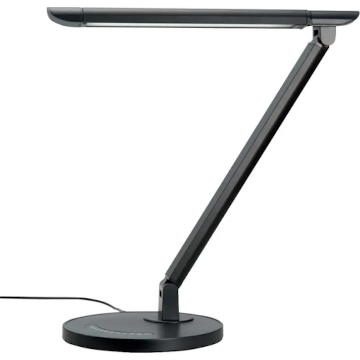 【CAINZ-DASH】ヤザワコーポレーション 調光機能付7W白色LEDスタンドライトBK SDLE07N12BK【別送品】