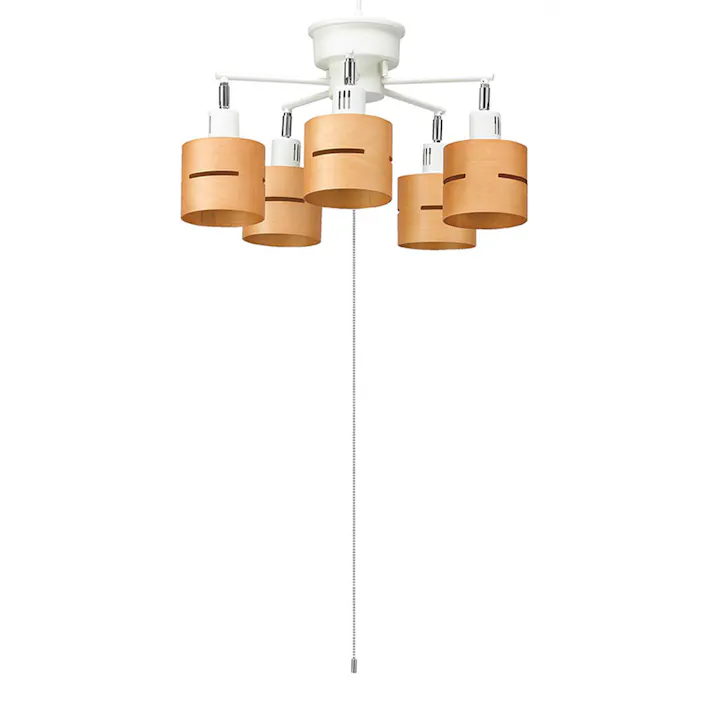 5灯ウッドセードシーリング CEX60X02NA