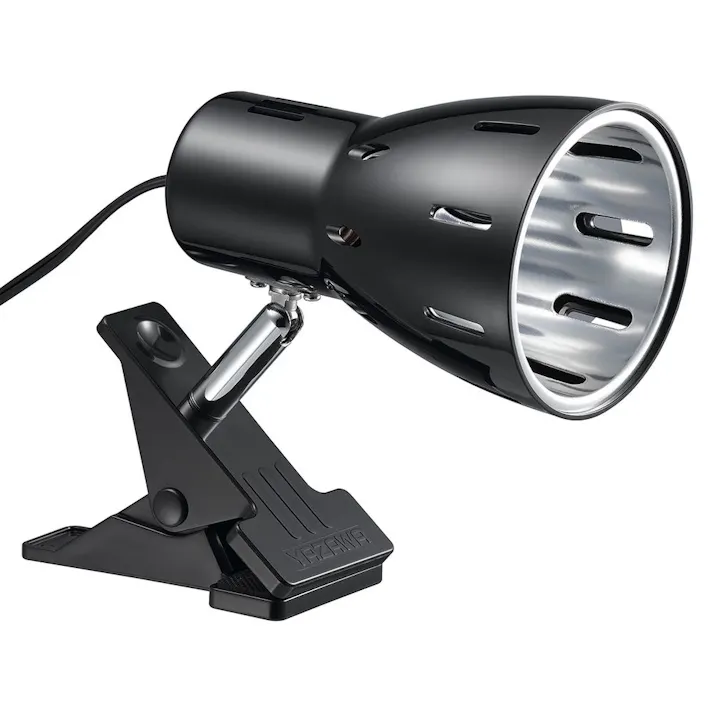 E26電球なし クリップライト ブラック CLX60X02BK