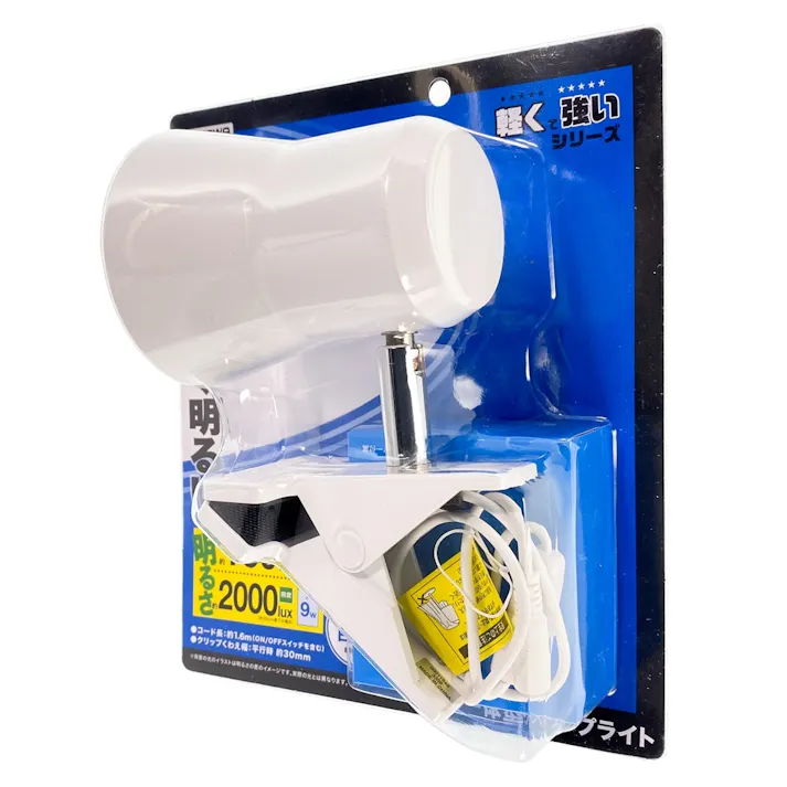 9W昼光色LEDクリップライト CLLE09D07WH