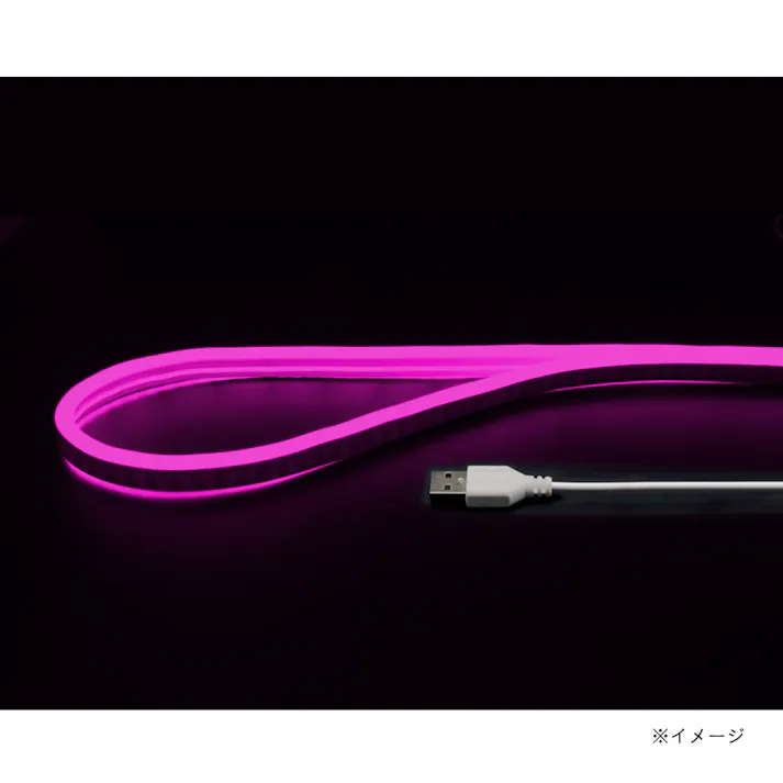 LEDネオンチューブライト ピンク 1m NTL011PK