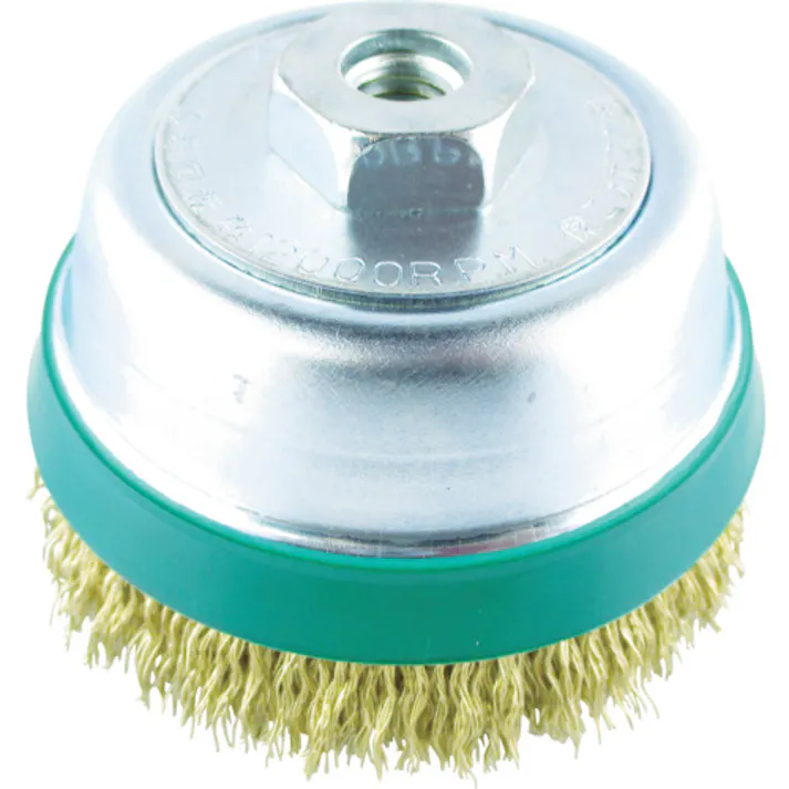 【CAINZ-DASH】工機ホールディングス ワイヤブラシ 75mm (カップ形) ネジ式 0031-6332【別送品】