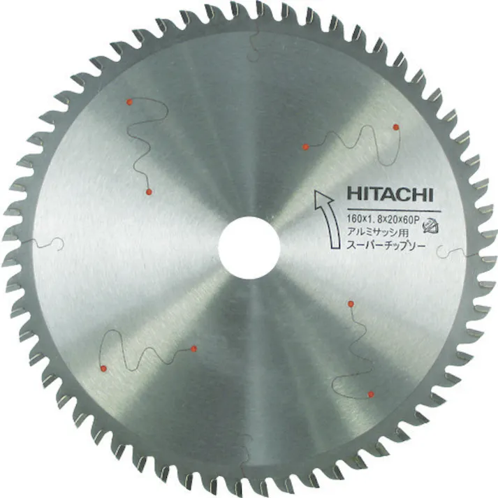 【CAINZ-DASH】工機ホールディングス スーパーチップソー(アルミサッシ用) 160mmX60枚刃 0032-6741【別送品】