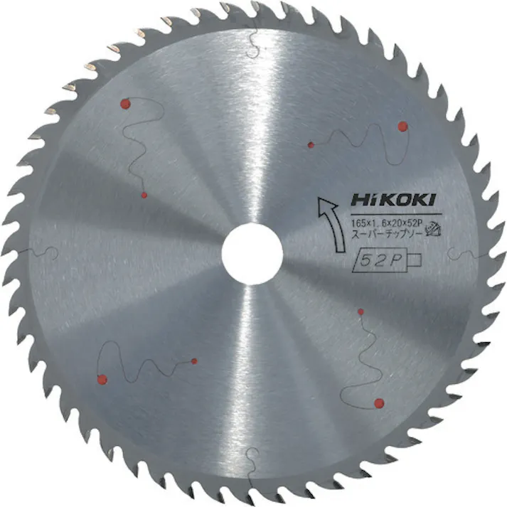 【CAINZ-DASH】工機ホールディングス スーパーチップソー(軽切断タイプ) 165mm×20 52枚刃 0033-3542【別送品】