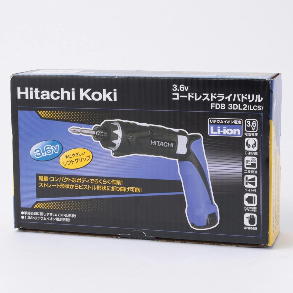 HiKOKI(日立工機) コードレスドライバドリル 3.6V FDB3DL2 電池1個付 電動工具 ホームセンター通販【カインズ】