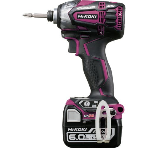 工機ホールディングス 14.4Vコードレスインパクトドライバ 6.0Ah レッド WH14DDL2-2LYPK-R 充電インパクトドライバー 工機ホールディングス 14.4Vコードレスインパクトドライバ 6.0Ah レッド WH14DDL2-2LYPK-R 充電インパクトドライバー
