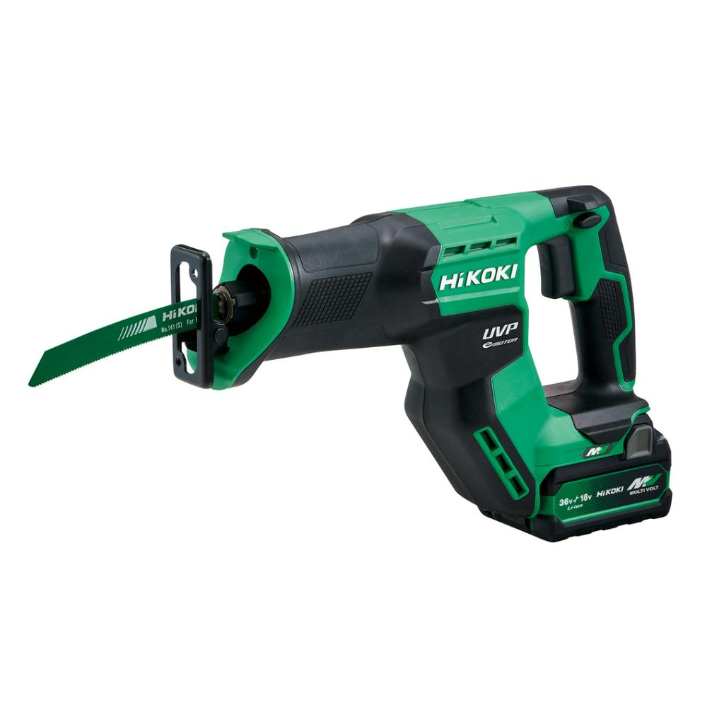 HiKOKI コードレスセーバソー 36V CR36DMA(2XPZ) 電池2個付 ジグソー・丸鋸 HiKOKI コードレスセーバソー 36V CR36DMA(2XPZ) 電池2個付 ジグソー・丸鋸