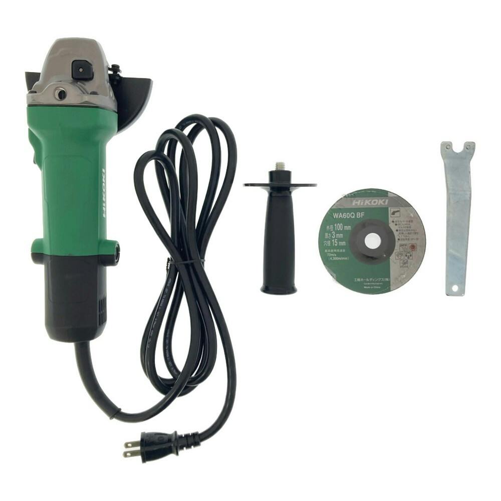 HiKOKI 電気ディスクグラインダ 100mm 100V G10SH6(販売終了
