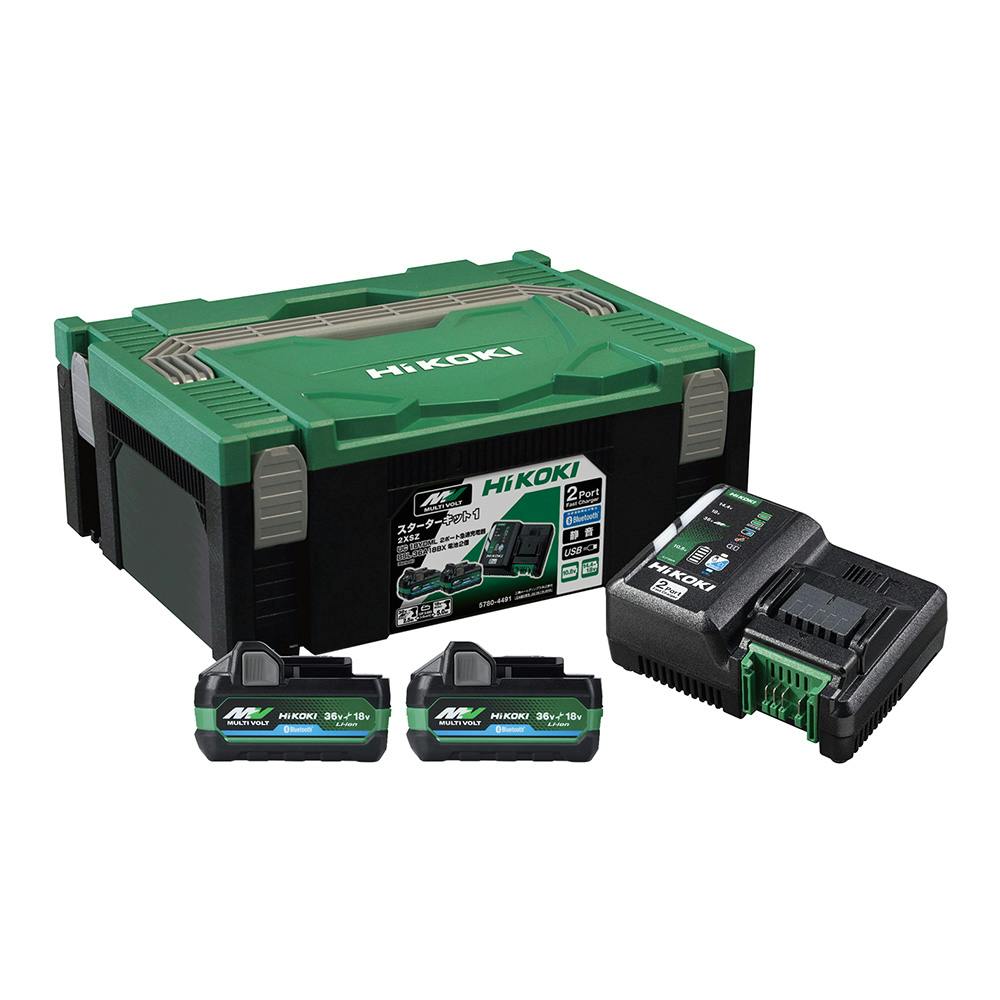 HiKOKI 2ポート急速充電器スターターキット1 UC18YDML(2XSZ