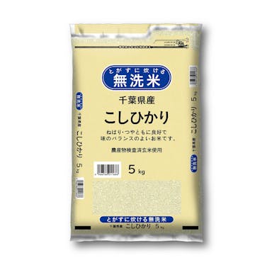 令和4年産 無洗米 千葉県産 こしひかり 5kg【別送品】
