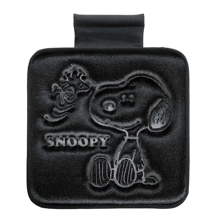 スヌーピープレス シングルクッション ブラック 5712-02