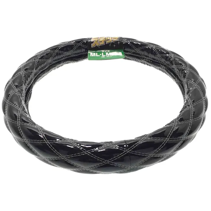 ダブルステッチ ハンドルカバー LM/ML 黒/シルバー