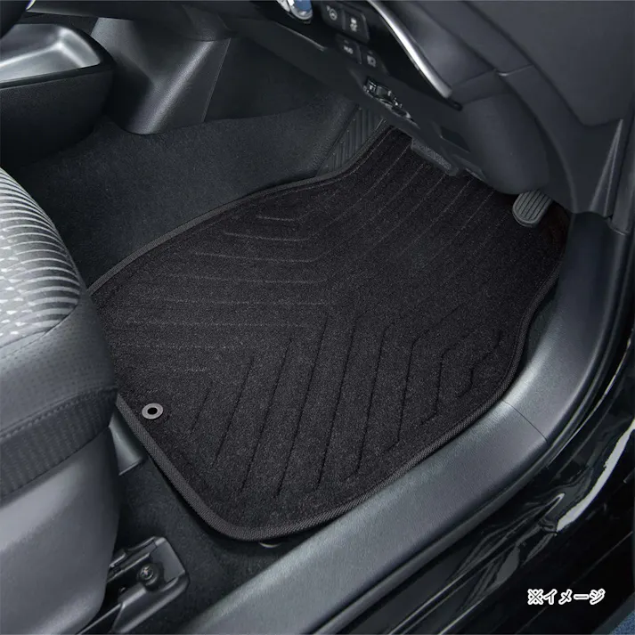 デオガード マット 前席用 ブラック 6476-01 1枚