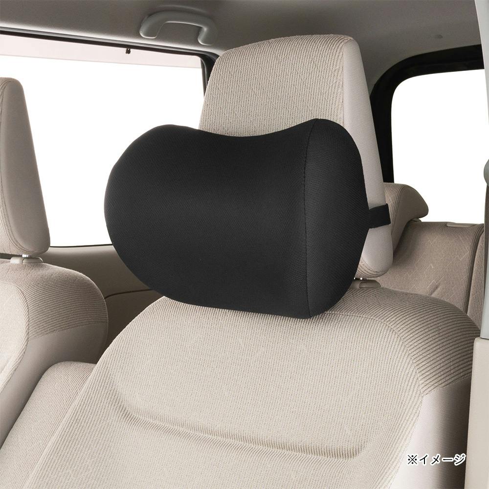 ふんわり癒し低反発 サポート ネックピロー ブラック 5606-15