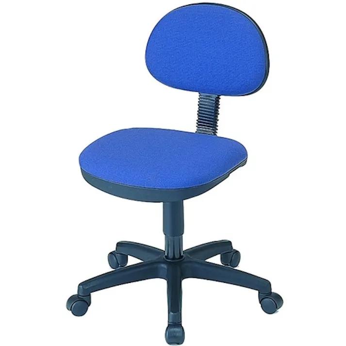【CAINZ-DASH】ナカバヤシ OHチェア 肘なし W535×D590×H745~850mm ブルー RZC-NO2BL【別送品】