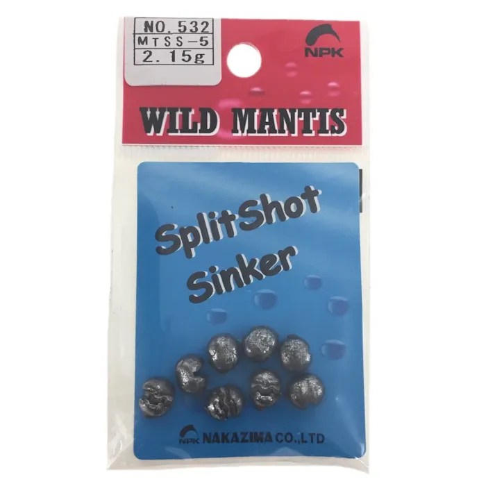 ナカジマ スプリットショットシンカー 5