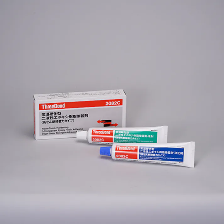【CAINZ-DASH】スリーボンド エポキシ樹脂系接着剤 高せん断接着力タイプ TB2082C 本剤+硬化剤セット(2082CI) TB2082C【別送品】