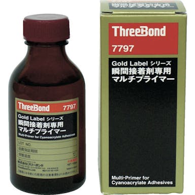 【CAINZ-DASH】スリーボンド 硬化促進剤　瞬間接着剤用プライマー　ＴＢ７７９７　１００ｍｌ　透明 TB7797【別送品】