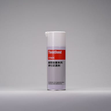 【CAINZ-DASH】スリーボンド 瞬間接着剤用硬化促進剤　低臭・エアゾールタイプ　ＴＢ１７９６Ｋ　４２０ｍｌ TB1796K【別送品】