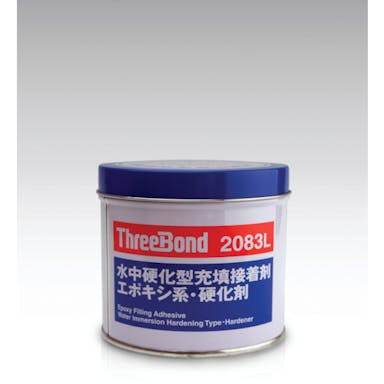 【CAINZ-DASH】スリーボンド エポキシ樹脂系接着剤　湿潤面用　ＴＢ２０８３Ｌ　硬化剤　１ｋｇ　青緑色 TB2083L-1-K【別送品】