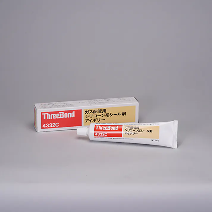 【CAINZ-DASH】スリーボンド 配管用シール剤 TB4332C 200g アイボリー色シリコーン系 都市ガス・LPガス用(4332CA) TB4332C【別送品】