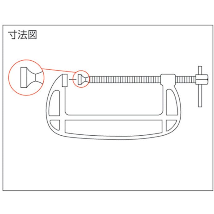 【CAINZ-DASH】スーパーツール シャコ万力用アダプタ　適合機種ＢＣ－５０、５０Ｅ BCA50【別送品】