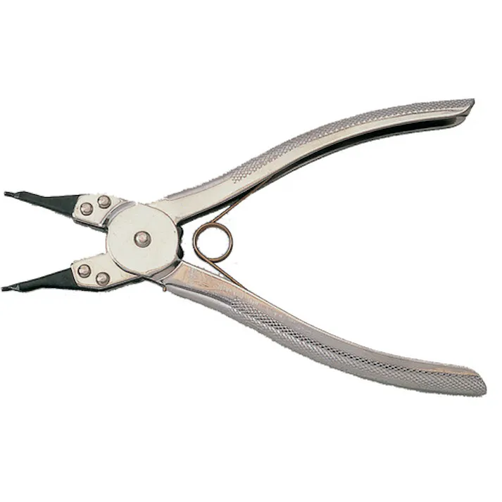 【CAINZ-DASH】スーパーツール スナップリングプライヤー 穴用直爪 リング使用範囲14~60MM CH-1A【別送品】