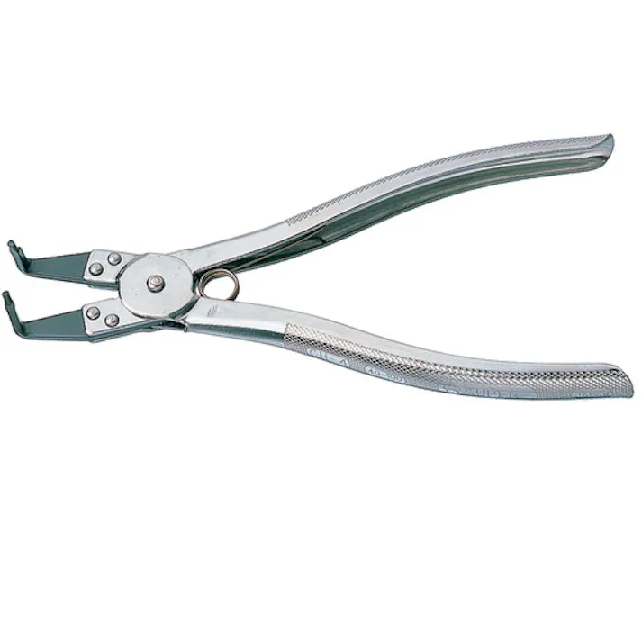 【CAINZ-DASH】スーパーツール スナップリングプライヤー 穴用曲爪 リング使用範囲14~60MM CH-1B【別送品】