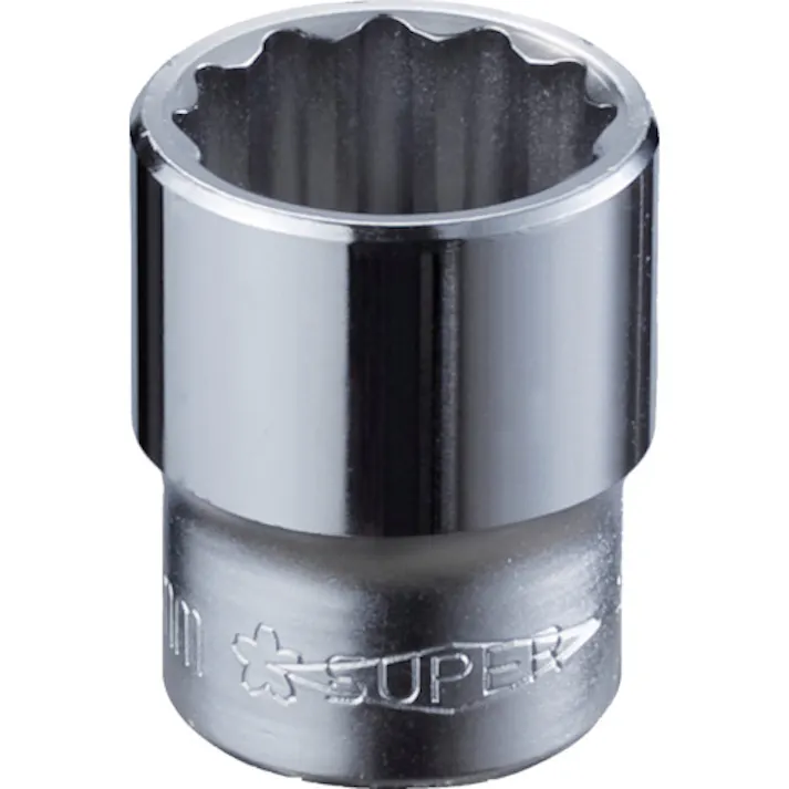 【CAINZ-DASH】スーパーツール ソケットレンチ用ソケット12角(差込角12.7mm)六角対辺22mm NHS422【別送品】