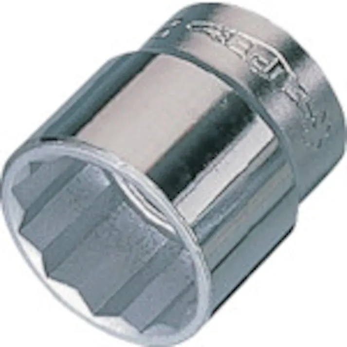 【CAINZ-DASH】スーパーツール ソケットレンチ用ソケット12角(差込角12.7mm)六角対辺32mm NHS432【別送品】