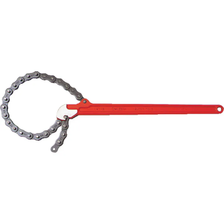 【CAINZ-DASH】スーパーツール スーパートング(プロ用強力型) チェーン外れ防止ストッパー付 くわえられる管外径:35~270mm ST3【別送品】