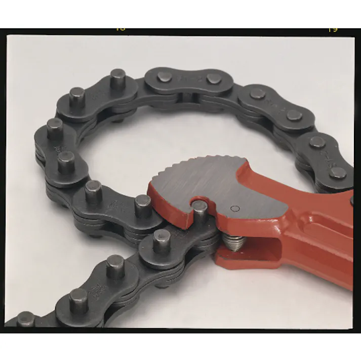 【CAINZ-DASH】スーパーツール スーパートング(プロ用強力型) チェーン外れ防止ストッパー付 くわえられる管外径:35~270mm ST3【別送品】