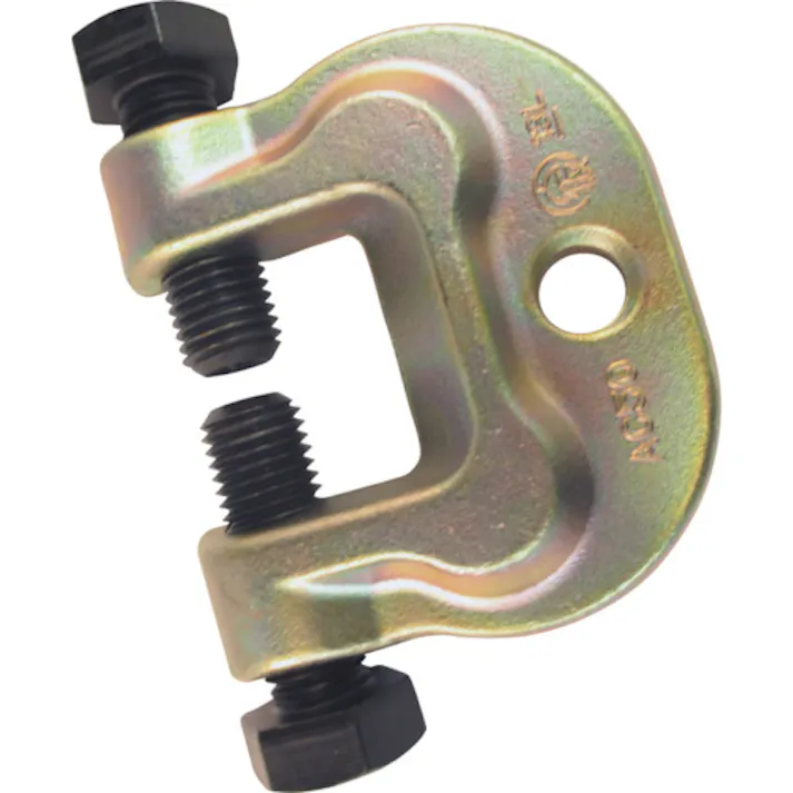 【CAINZ-DASH】スーパーツール アイアンマン(仮設用狭締金具)クランプ範囲9~50mm ボルト対辺36タイプ AC50【別送品】