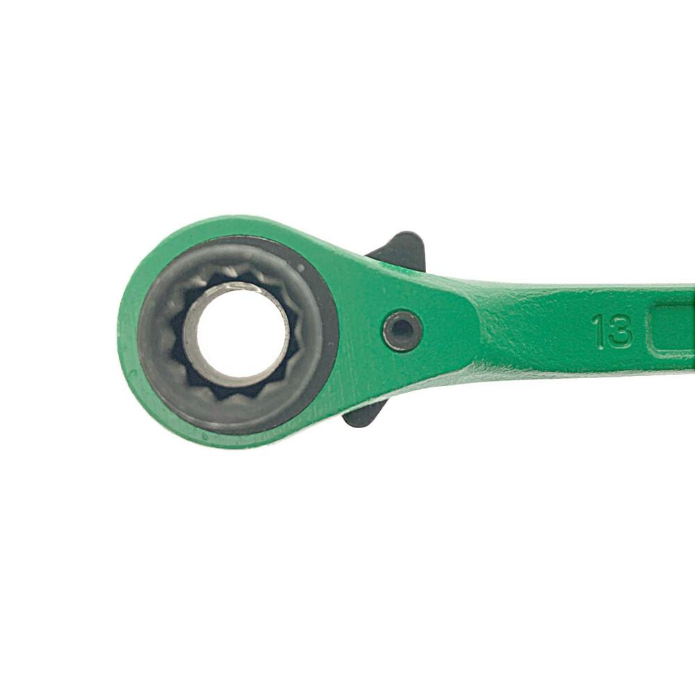 おこてつL たのめーる】スーパーツール 両口ラチェットレンチ 爪式片口