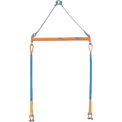 スーパーツール 2点吊用天秤 容量:600kg スパン長:2000mm PSB620 パネル吊りクランプ スーパーツール 2点吊用天秤 容量:600kg スパン長:2000mm PSB620 パネル吊りクランプ