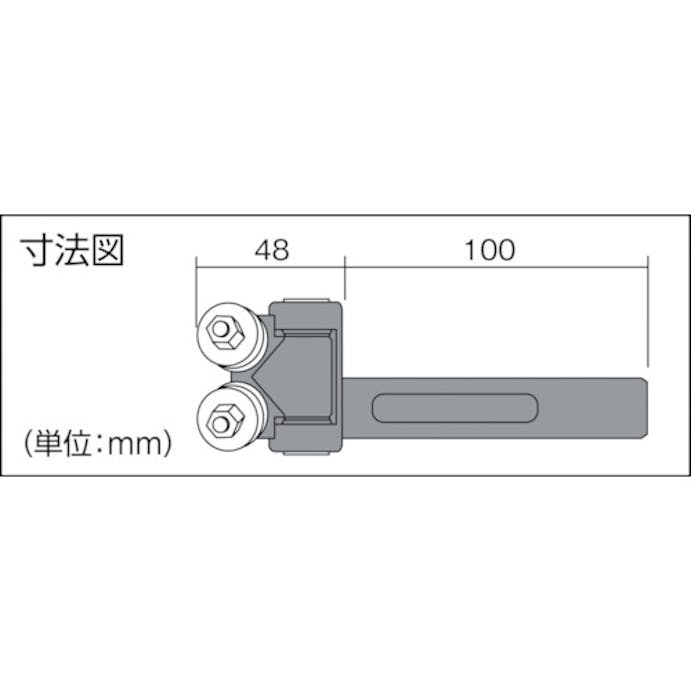 【CAINZ-DASH】スーパーツール 切削ローレット駒（アヤ目用）ピッチ：０．５　外径Ａ：２５．４ KNCD2505【別送品】