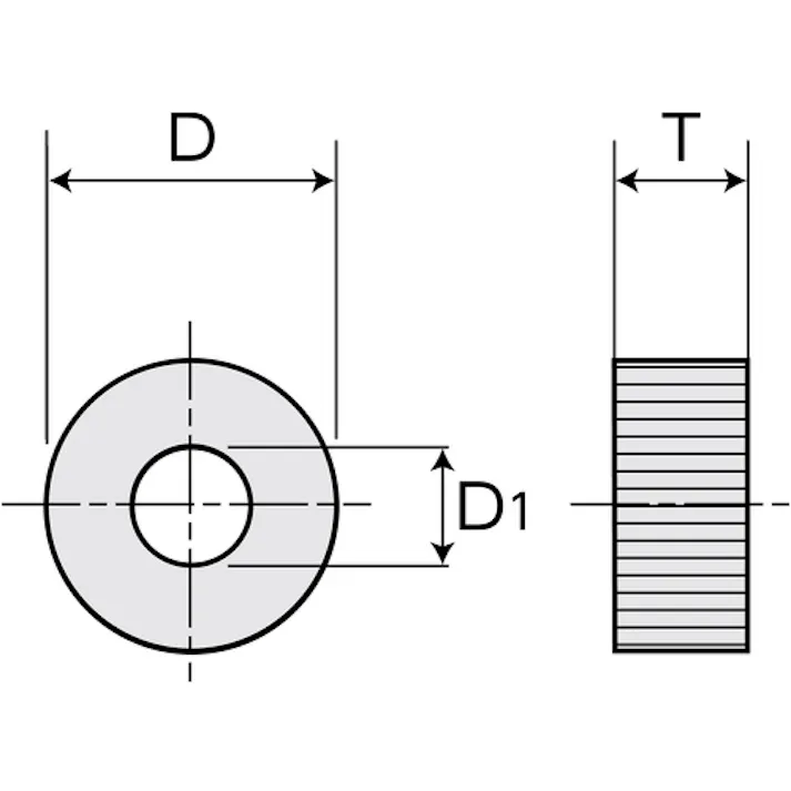 【CAINZ-DASH】スーパーツール 切削ローレット駒(平目用)ピッチ:0.8 外径A:21.5 KNCF2108R【別送品】