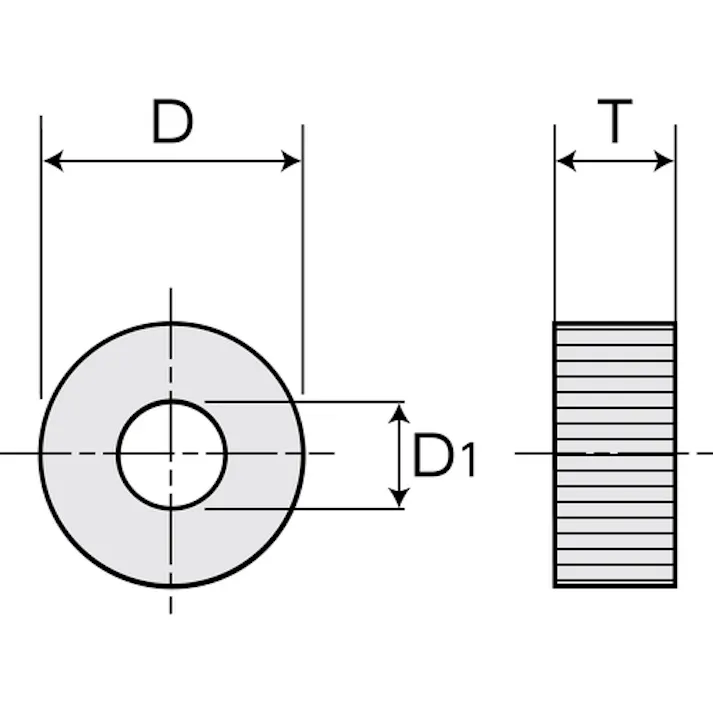 【CAINZ-DASH】スーパーツール 切削ローレット駒(アヤ目用)ピッチ:1.8 外径A:25.4 KNCD2518【別送品】