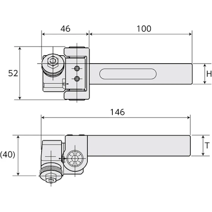 【CAINZ-DASH】スーパーツール 切削ローレットホルダー 切削平目用(NC 旋盤・汎用旋盤用)H:25mm B:25mm KH1CN25N【別送品】