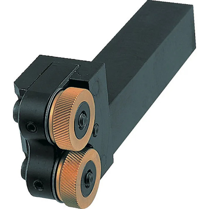 【CAINZ-DASH】スーパーツール 転造ローレットホルダーE型(キワ加工アヤ目用)B:20mm H:20mm KH2E20【別送品】