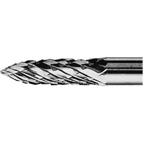 【CAINZ-DASH】スーパーツール スーパー超硬バー　オール超硬タイプ　ポイント型（ダブルカット）刃径：３．０ｍｍ　刃長：１２．７ｍｍ　軸径：３．０ｍｍ SB4A03【別送品】