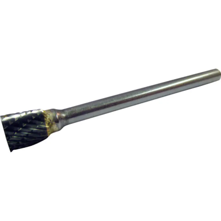 【CAINZ-DASH】スーパーツール スーパー超硬バー ロー付 逆テーパー型(ダブルカット)角度:10° 刃径:6.3mm 軸径:3.0mm SB52B09【別送品】