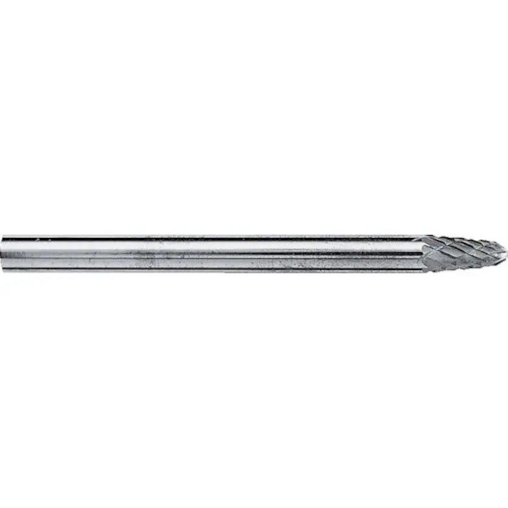 【CAINZ-DASH】スーパーツール スーパー超硬バー オール超硬タイプ 砲弾型(シングルカット)刃径:3.0mm 刃長:6.0mm 軸径:3.0mm SB3A02S【別送品】